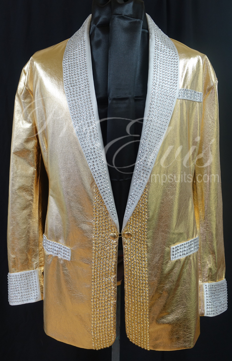 Gold lame jacket mens clearance