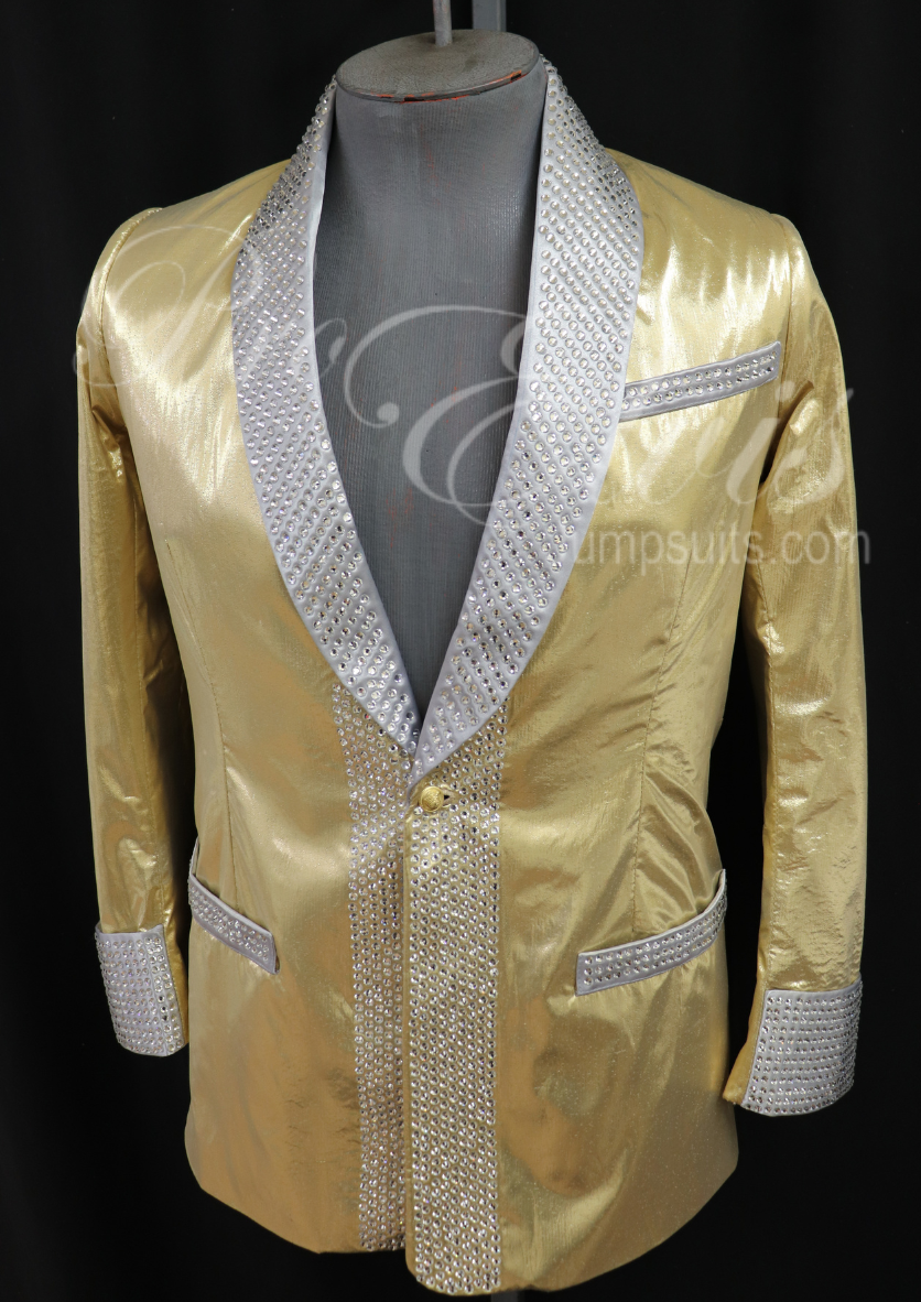 Gold Lam Jacket - Fabric Version ProElvisJumpsuits Gold Lam Jacket - Fabric Version ProElvisJumpsuits