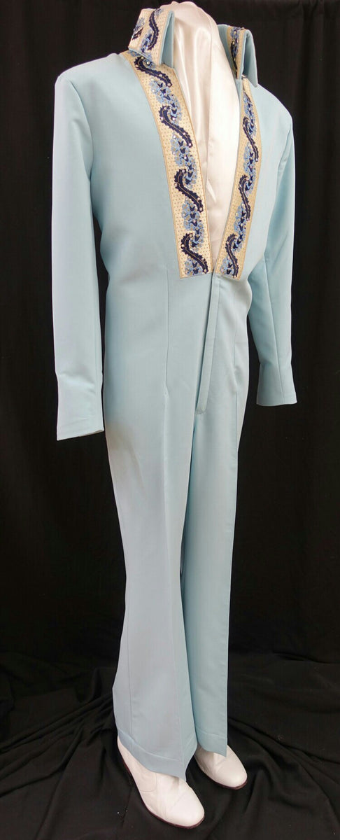 Blue Tapestry Suit (Custom) – ProElvisJumpsuits