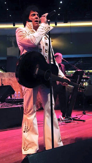  Robert Black wearing the Comet Suit made by Pro Elvis Jumpsuits