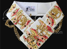  Embroidered Flame Belt