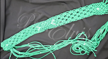  Green Macrame Belt