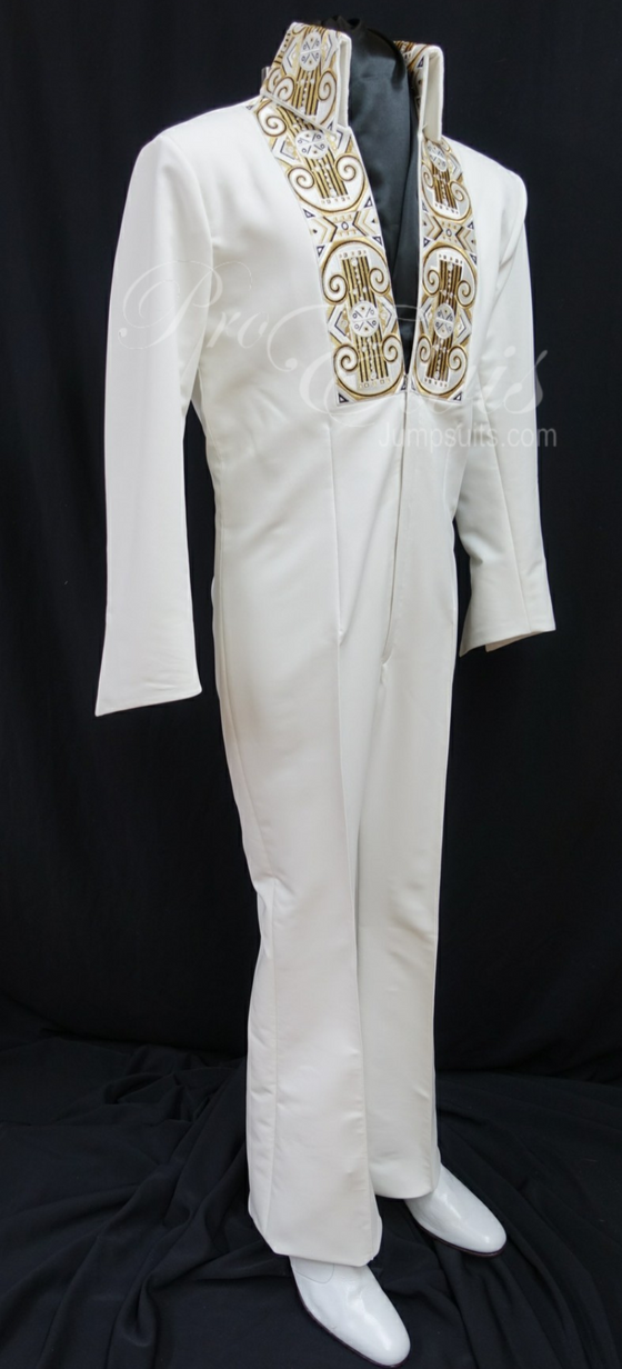 White Sleek Tapestry Suit (R2W)