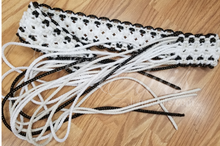  White Tapestry Macrame belt