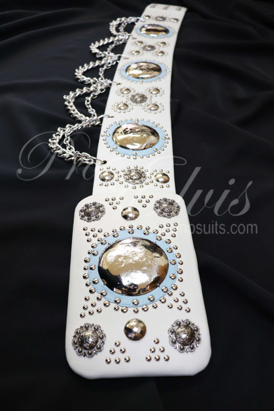 Silver Concho Buckle Belt