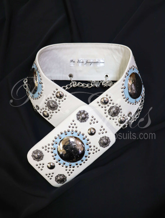 Silver Concho Buckle Belt