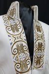 White Sleek Tapestry Suit (R2W)